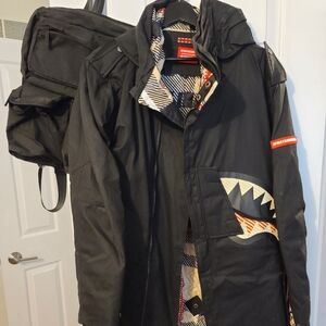Sprayground Winter Jacket with backpack